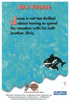 1995 SkyBox Free Willy 2: The Adventure Home #7 Bon Voyage Back