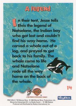 1995 SkyBox Free Willy 2: The Adventure Home #14 A legend Back