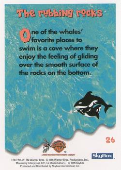 1995 SkyBox Free Willy 2: The Adventure Home #26 The rubbing rocks Back