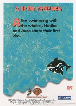 1995 SkyBox Free Willy 2: The Adventure Home #29 A little romance Back