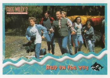 1995 SkyBox Free Willy 2: The Adventure Home #34 Help on the way Front