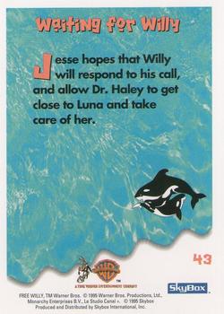 1995 SkyBox Free Willy 2: The Adventure Home #43 Waiting for Willy Back