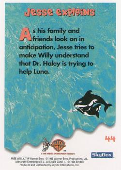1995 SkyBox Free Willy 2: The Adventure Home #44 Jesse explains Back