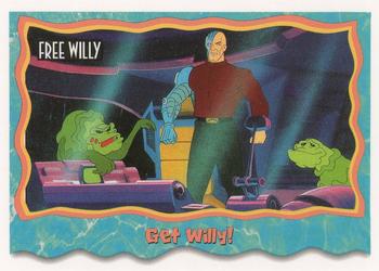 1995 SkyBox Free Willy 2: The Adventure Home #76 Get Willy! Front