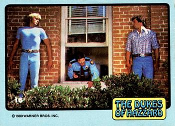 1980 Donruss Dukes of Hazzard #16 Bo, Sheriff Rosco and Luke Front