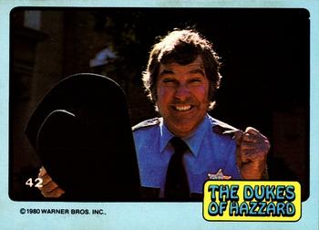 1980 Donruss Dukes of Hazzard #42 Sheriff Rosco Front