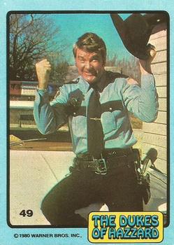 1980 Donruss Dukes of Hazzard #49 Sheriff Rosco Front
