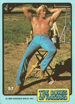 1980 Donruss Dukes of Hazzard #57 Bo Duke Relaxing Front
