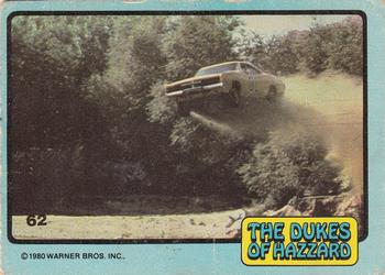 1980 Donruss Dukes of Hazzard #62 The General Lee Flying High Front