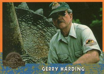 1993 Topps Jurassic Park Gold #29 Gerry Harding Front