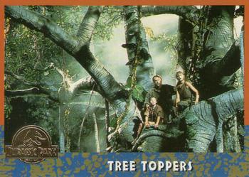 1993 Topps Jurassic Park Gold #48 Tree Toppers Front