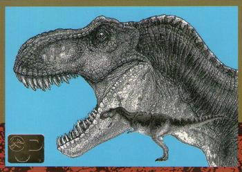 1993 Topps Jurassic Park Gold #77 Tyrannosaurus Rex Front