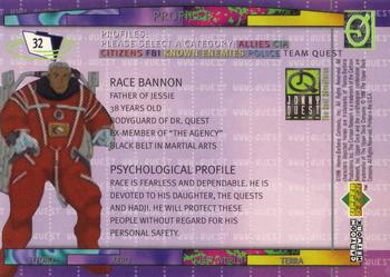 1996 Upper Deck Jonny Quest: The Real Adventures #32 Race Bannon Back