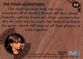 1995 SkyBox Jumanji #35 The Four Musketeers Back