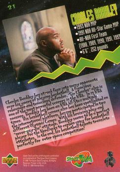 1996 Upper Deck Space Jam #21 Charles Barkley Back