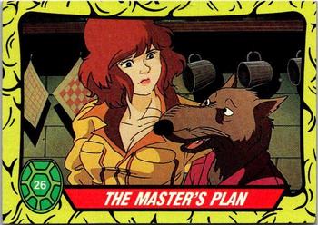 1989 Topps Teenage Mutant Ninja Turtles #26 The Master's Plan Front