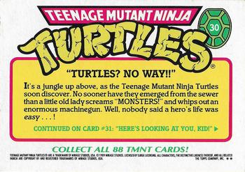 1989 Topps Teenage Mutant Ninja Turtles #30 