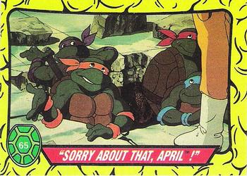 1989 Topps Teenage Mutant Ninja Turtles #65 