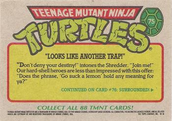 1989 Topps Teenage Mutant Ninja Turtles #75 