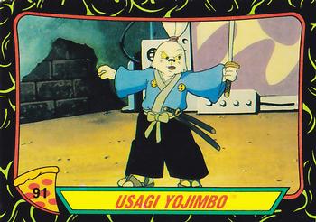 1989 Topps Teenage Mutant Ninja Turtles #91 Usagi Yojimbo Front