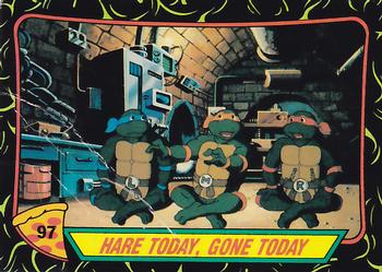 1989 Topps Teenage Mutant Ninja Turtles #97 Hare Today, Gone Today Front