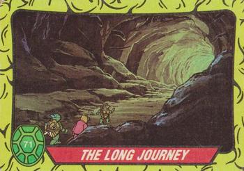1989 Topps Teenage Mutant Ninja Turtles #71 The Long Journey Front