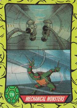 1989 Topps Teenage Mutant Ninja Turtles #78 Mechanical Monsters Front