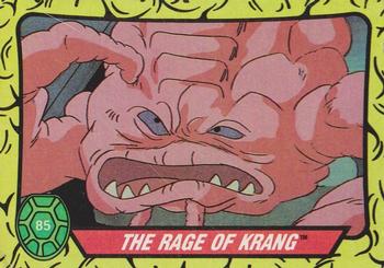 1989 Topps Teenage Mutant Ninja Turtles #85 The Rage of Krang Front