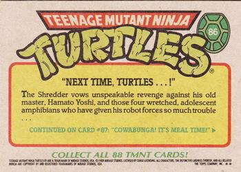 1989 Topps Teenage Mutant Ninja Turtles #86 