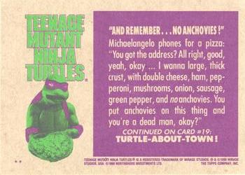 1990 Topps Teenage Mutant Ninja Turtles: The Movie #18 