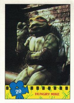 1990 Topps Teenage Mutant Ninja Turtles: The Movie #20 Hungry Mike Front