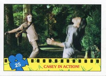 1990 Topps Teenage Mutant Ninja Turtles: The Movie #25 Casey in Action! Front