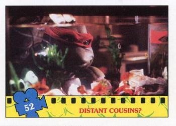 1990 Topps Teenage Mutant Ninja Turtles: The Movie #52 Distant Cousins? Front
