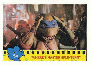 1990 Topps Teenage Mutant Ninja Turtles: The Movie #56 