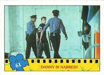 1990 Topps Teenage Mutant Ninja Turtles: The Movie #61 Danny is Nabbed! Front