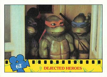 1990 Topps Teenage Mutant Ninja Turtles: The Movie #62 Dejected Heroes Front