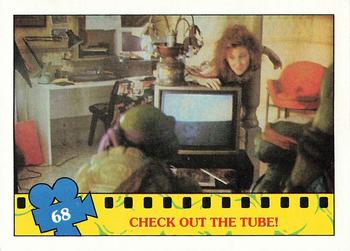 1990 Topps Teenage Mutant Ninja Turtles: The Movie #68 Check Out the Tube! Front