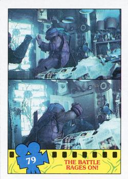 1990 Topps Teenage Mutant Ninja Turtles: The Movie #79 The Battle Rages On! Front