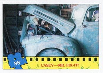 1990 Topps Teenage Mutant Ninja Turtles: The Movie #88 Casey — Mr. Fix-It! Front