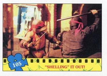 1990 Topps Teenage Mutant Ninja Turtles: The Movie #105 