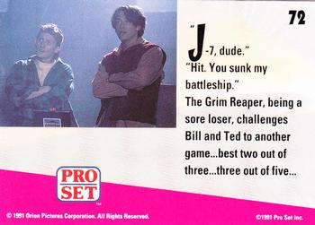 1991 Pro Set Bill & Ted's Most Atypical Movie Cards #72 