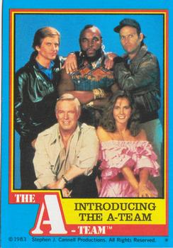 1983 Topps The A-Team #1 Introducing the A-Team Front