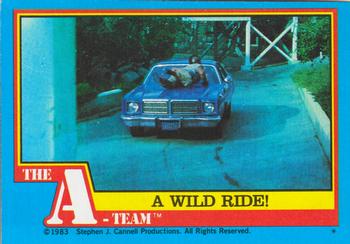 1983 Topps The A-Team #3 A Wild Ride! Front