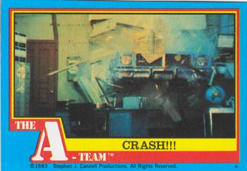 1983 Topps The A-Team #4 Crash!!! Front