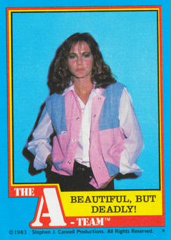 1983 Topps The A-Team #21 Beautiful, But Deadly! Front
