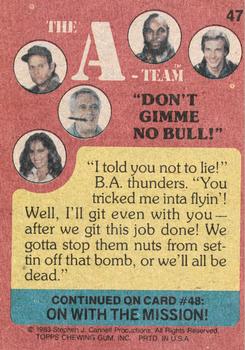 1983 Topps The A-Team #47 