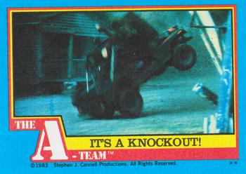 1983 Topps The A-Team #51 It's a Knockout! Front