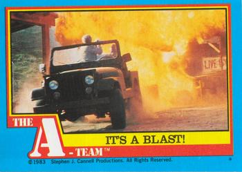 1983 Topps The A-Team #60 It's a Blast! Front