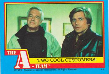 1983 Topps The A-Team #63 Two Cool Customers! Front