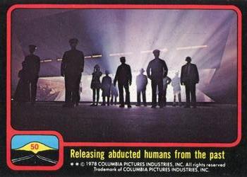 1978 Topps Close Encounters of the Third Kind #50 Releasing abducted humans from the past Front